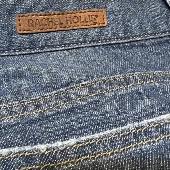 Rachel Hollis Jean Shorts‎ Women's Distressed Denim plus size 18W - Picture 5 of 9